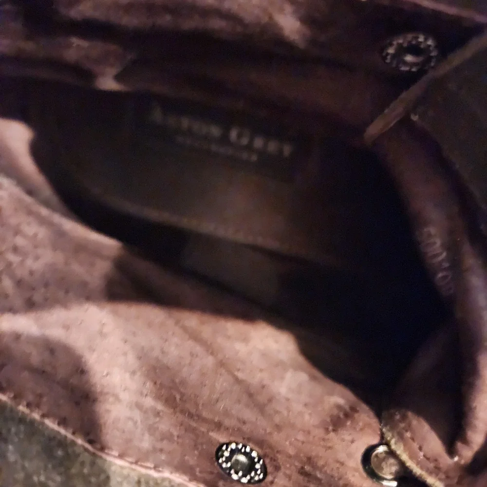 ASTON GREY Collection Leather Boot size US 10 BROOKLYN Grey Ankle‎ Boot